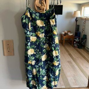Size small Old Navy Floral Mini Dress with Tie Straps